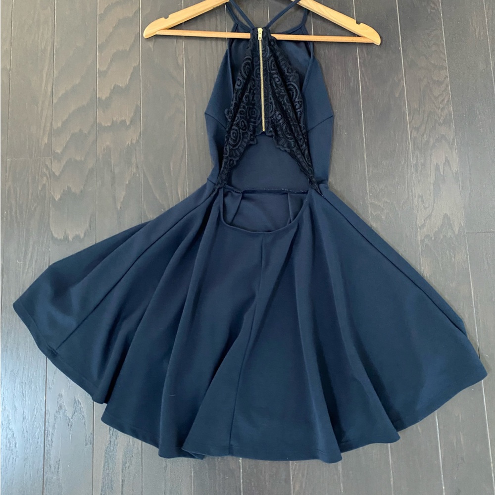Windsor Midnight Blue Satin Fabric